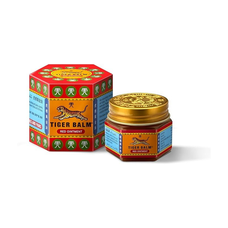 Tiger Balm, Set Of 4, Red Colour, 19.4G