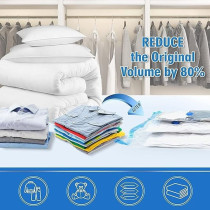 Vacuum Compression Storage Bag Clear Colour, 30 x 3 x 20cm