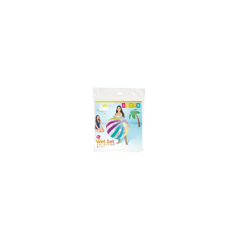 Intex Jumbo Ball 42 Inch, Rainbow Beach Balls For Swimming At The Pool