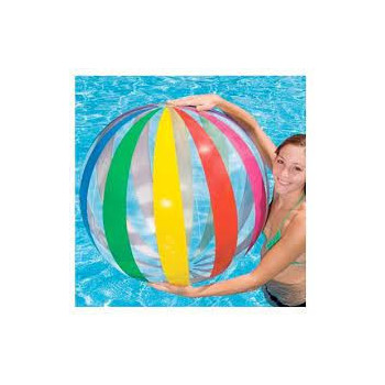 Intex Jumbo Ball 42 Inch, Rainbow Beach Balls For Swimming At The Pool