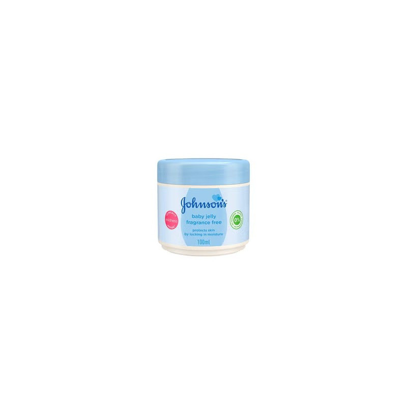 Johnson'S Baby Jelly, Fragrance Free, Protects Skin By Locking In Moisture, 100 ml