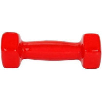 1-Piece Weight Lifting Training Dumbbell Set, Red Colour, 2 Kg
