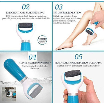 Callus Remover-Electric Foot File, Pedicure Tools For Smoother Heels