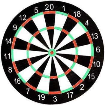 Dart Board-17 Inch, Indoor And Outdoor Magnetic Dartboard Kit with 6 Soft Darts Ideal For Playing Boys And Girls