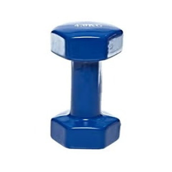 1-Piece Tasheng Eric Hexagonal Iron Dumbbell, Blue Colour, 4 Kg