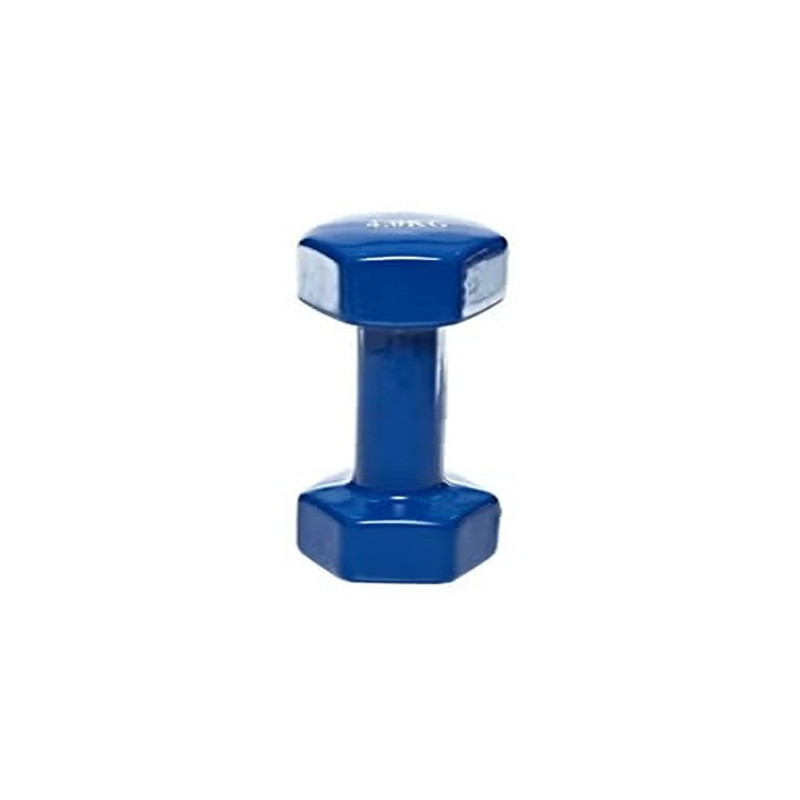 1-Piece Tasheng Eric Hexagonal Iron Dumbbell, Blue Colour, 4 Kg