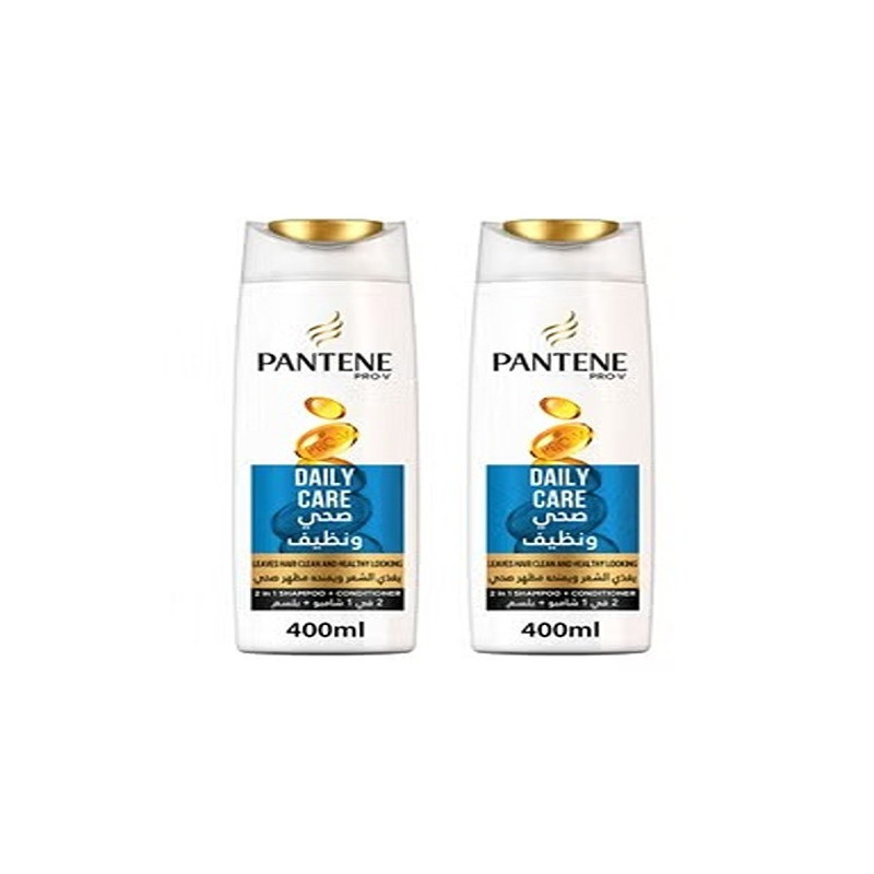 Pantene Pro V Daily Care 2 In 1 Shampoo Dual Pack, 400 ml