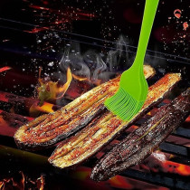 Small Barbecue Oil Brush Green Colour, 21Centimeter