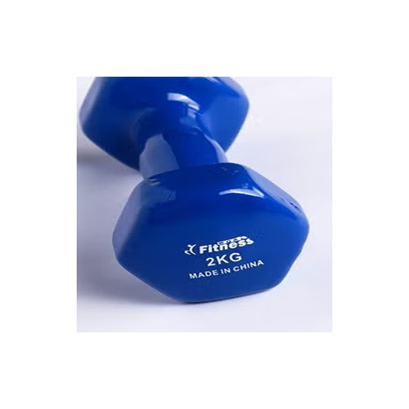 1-Piece Weight Lifting Dumbbells, Blue Colour, 2 Kg