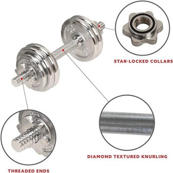 2-Piece Exercise Dumbbell Set, 15 Kg