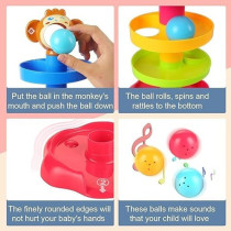 Huanger Baby Toys Rolling Ball Play And Learn Educational Activity Toy For Montessori For-9, 12, 18 Months And Infant/Toddler For 1-2 Years Old