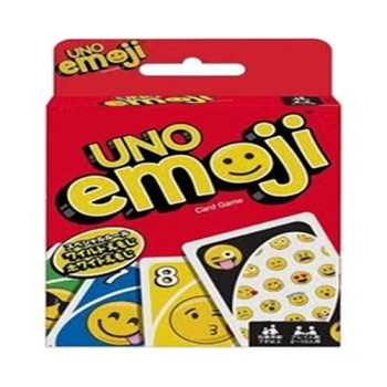 Uno Emoji Card Game, Multicolour