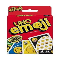 Uno Emoji Card Game, Multicolour