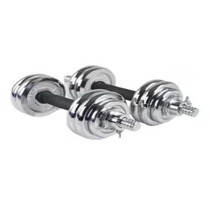 2-Piece Prosports Dumbbell Set With Protective Case, 15 Kg
