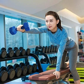 2-Piece Dumbbells Set, Purple Colour, 1Kg Each