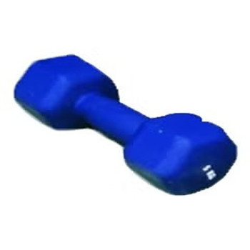 2-Piece Neoprene Dumbbell Set, Blue Colour, 5 Kg Each