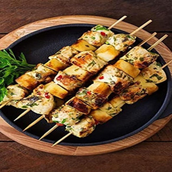 Barbecue Wooden Skewers For Shish Taouk Beige Colour, 16.1cm