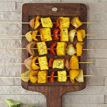 Barbecue Wooden Skewers For Shish Taouk Beige Colour, 16.1cm