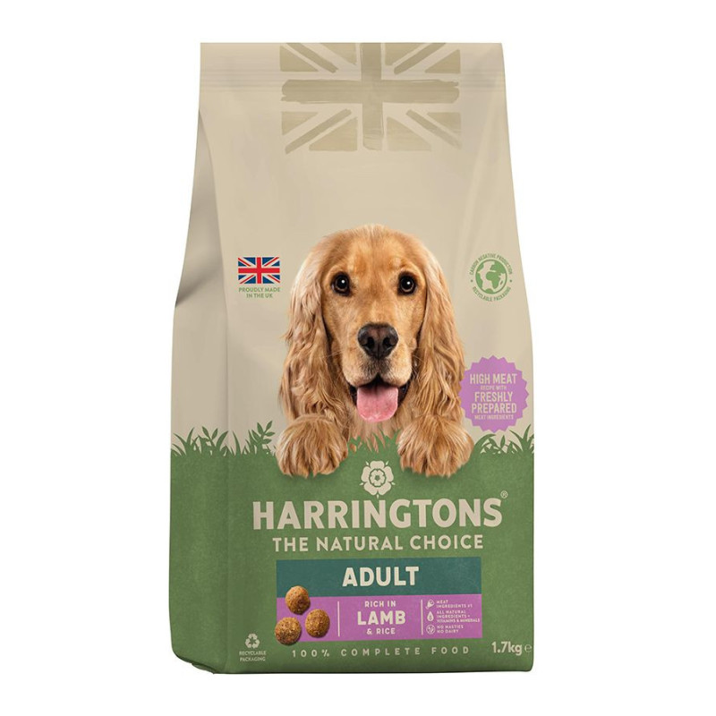 Harringtons 1.7kg Complete Lamb and Rice Adult Dry Dog Food