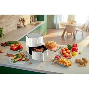 Philips HD9200 / 10 Airfryer Essential Oil-Free Fryer 4.1L, White Colour