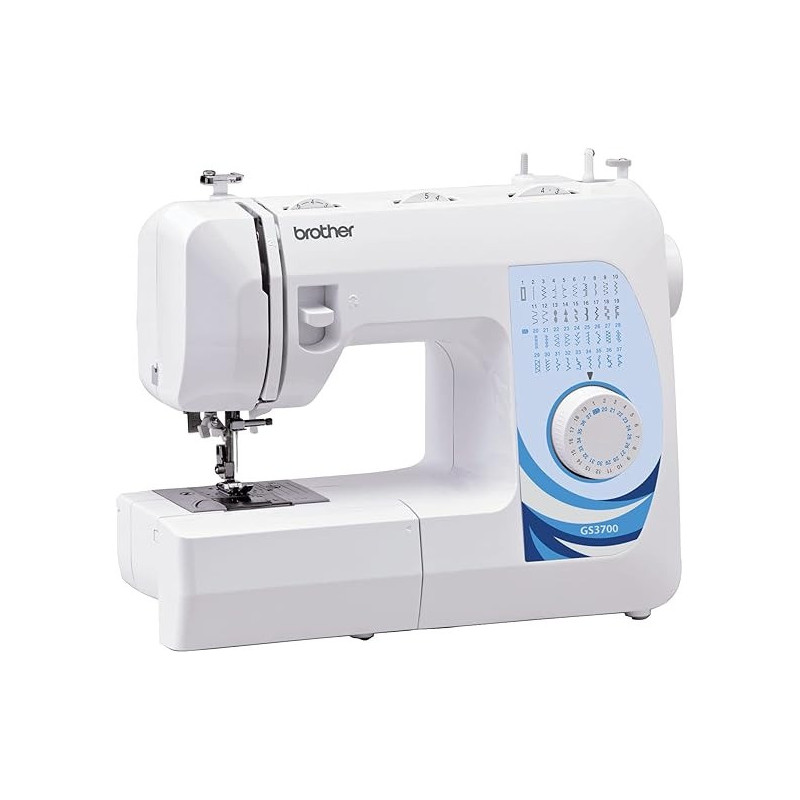Brother Sewing Machine, GS3700-3Pin, White Colour