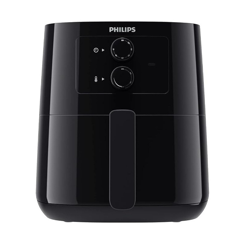 Philips Essential Air Fryer - With Rapid Air Technology, Analogue, Black, 0.8KG, 4.1L, 50HZ, HD9200 / 91