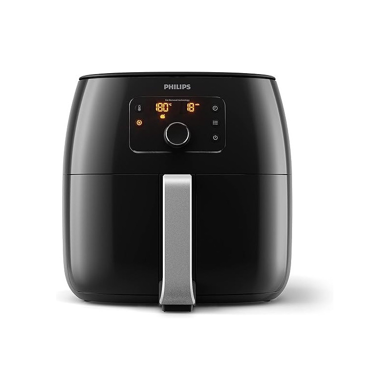 Philips Avance Collection 2200W Air Fryer, With Fat Removal Technology For Healthy Cooking / Baking / Grilling, Hd9650 / 91, Black, 1.4Kg XXL
