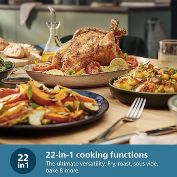 Philips 7000 Series Air Fryer Combi XXXL Connected With Food Thermometer HD9880 / 90