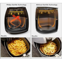 Philips Kitchen Appliances Essential Compact 1.8LB / 4.1L Capacity Airfryer With Rapid Air Technology, Easy Clean Basket, Black HD9200 / 91