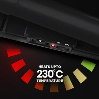 Ikonic Hair Straightner - Glam, Black Colour