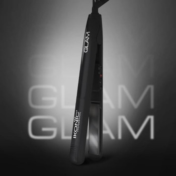 Ikonic Hair Straightner - Glam, Black Colour