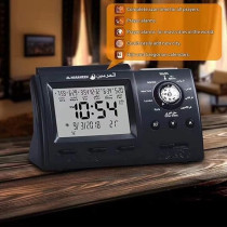 Al-Harameen Automatic Islamic Azan Alarm Table Clock Muslim Athan Adhan Qibla Salah Prayer, Azan Wall Clock - 3005