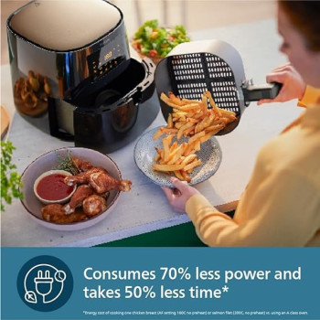 Philips Digital Xl Airfryer, HD9280 / 90, 6.2 LTR, Wifi Enabled, Touch Panel, 5000 Series XL, 1.2KG, Rapid Air Technology
