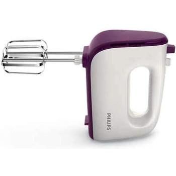 Philips Viva Collection Hand Mixer, White / Purple, HR 3740 / 11