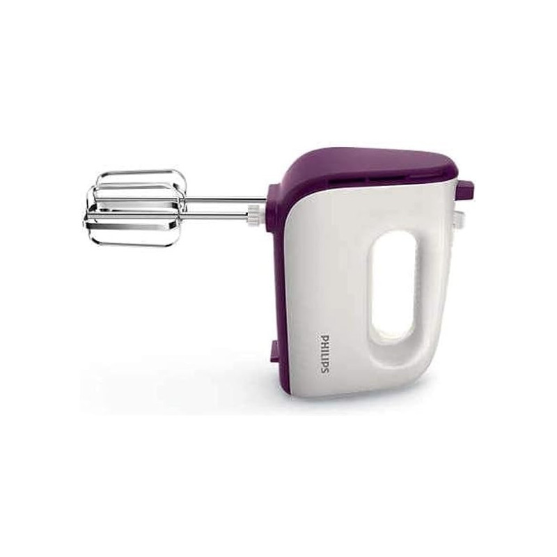 Philips Viva Collection Hand Mixer, White / Purple, HR 3740 / 11