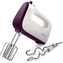 Philips Viva Collection Hand Mixer, White / Purple, HR 3740 / 11