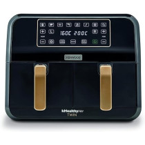 Kenwood Digital Twin Air Fryer, 1.7Kg Plus 4L XXXL Capacity With Dualzone Technology And Dual Frying Baskets, HFP70.000BK