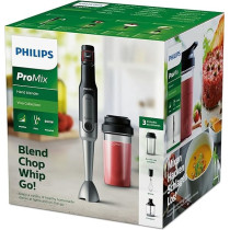 Philips Promix Hand Mixer 3 Accessories, Black, Stainless Steel