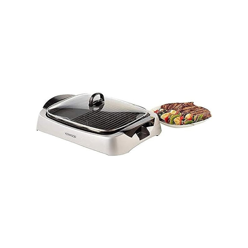 Kenwood Health Grill 2000 Watts, White, HG - 266