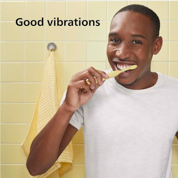 Philips One Battery Toothbrush Electric Toothbrush In Mango Model HY1100/02, Yellow Colour