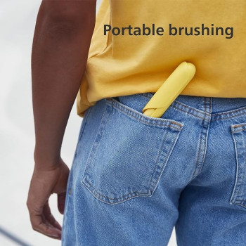 Philips One Battery Toothbrush Electric Toothbrush In Mango Model HY1100/02, Yellow Colour