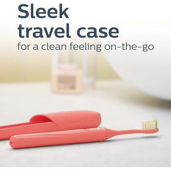 Philips One By Sonicare Battery Toothbrush, Miami Coral, HY1100 / 01