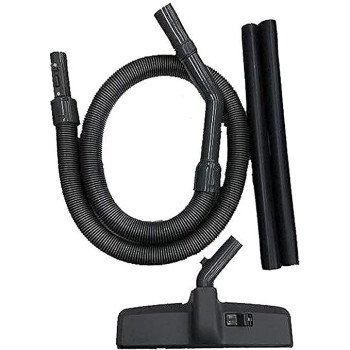 Hitachi Vacuum Cleaner Pipes Full-Set-Brush, Hose, Pipe Hitachi Compactable, Black Colour