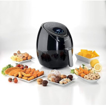 Kenwood Digital Air Fryer XL 3.8L 1.7KG 1500W With Rapid Hot Air Circulation For Frying, Grilling, Broiling, Roasting, Baking And Toasting HFP30.000BK, Black Colour