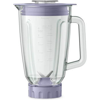 Philips Series 5000 Blender Core, HR2222/01, 5 Preset Settings, Piano Buttons, 700W, Lavender