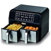 Kenwood Digital Twin Air Fryer 1.7KG Plus 4L XXXl Capacity With Dualzone Technology And Dual Frying Baskets, HFM75.000MB