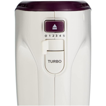 Philips Daily Hand Mixer, HR3740/11, 400W, 5 Speeds And Turbo, Wire Beaters And Dough Hooks, Easy To Clean