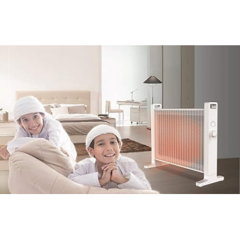 Crownline Panel Mica Heater, White, 4.6 KG, HT-228