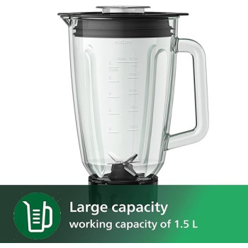 Philips Blender 5000 Series, Problend Crush Technology, 800 W Motor, 2L Capacity, Multiple Speeds, HR2228 / 91