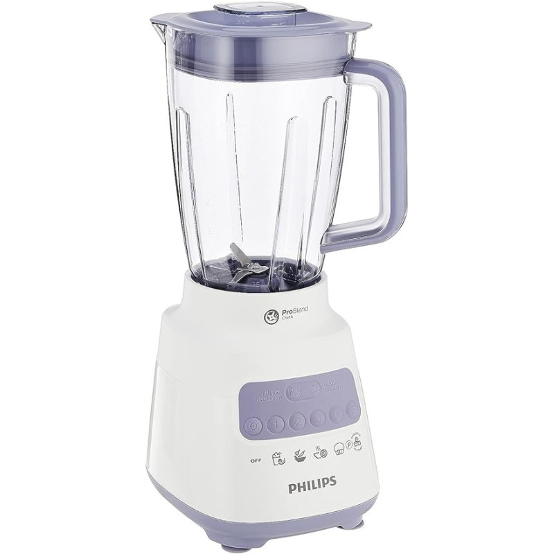 Philips Series 5000 Blender Core HR2221 / 01,5 Preset Settings,700W, Lavender